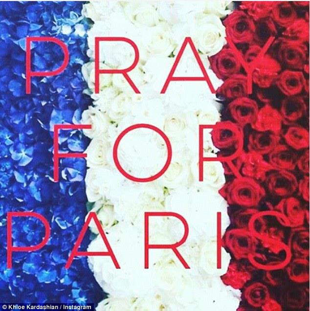 «Pray for Paris» από την Kim