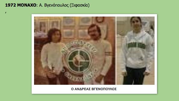 βγενο ξιφασκια