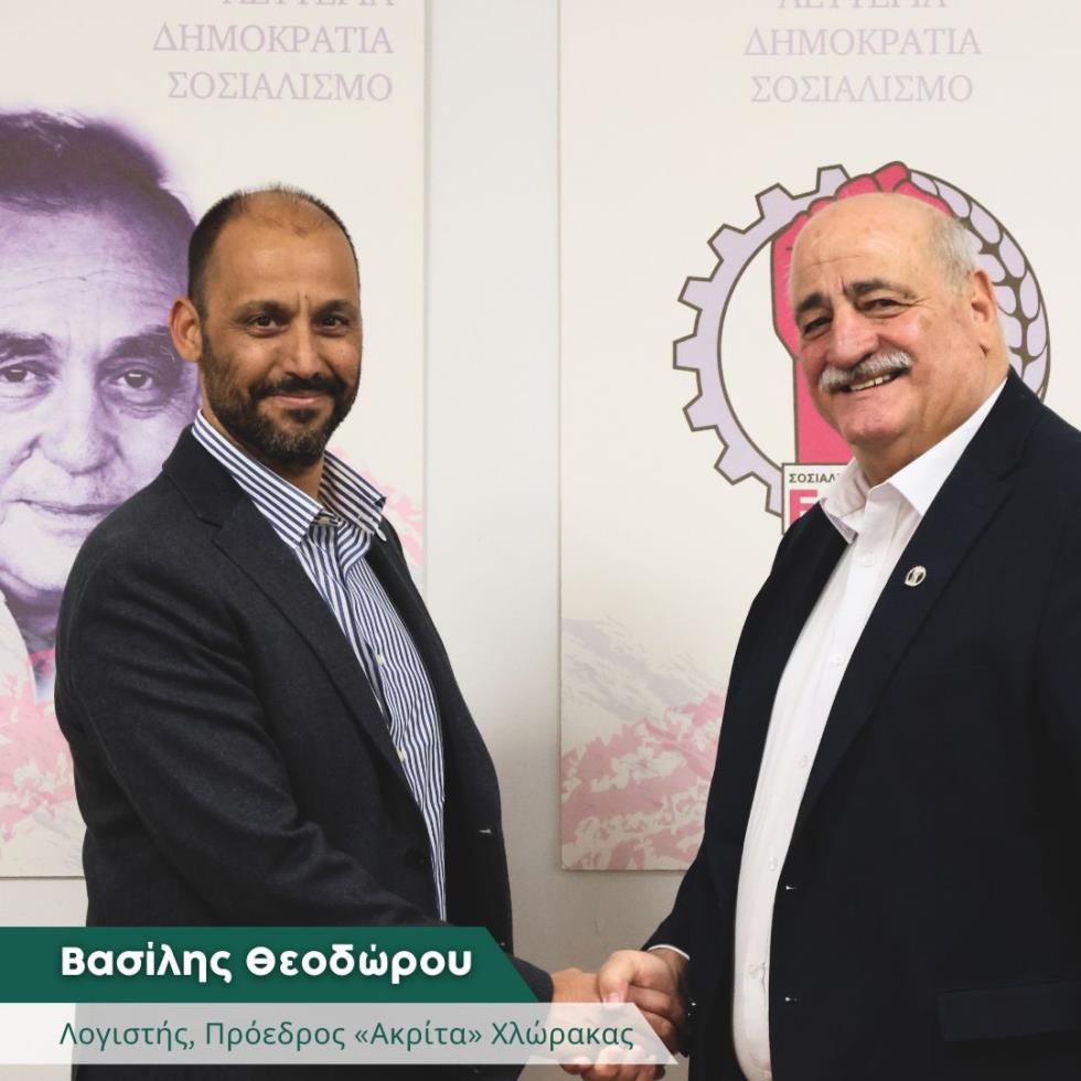 Ανακοίνωσε άλλους δύο υποψήφιους η ΕΔΕΚ-Στο ψηφοδέλτιο ο πρόεδρος του Ακρίτα Χλώρακας