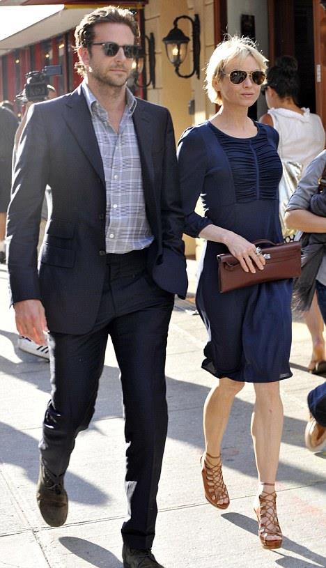RENEE ZELLWEGER AND BRADLEY COOPER OUT IN NYC
