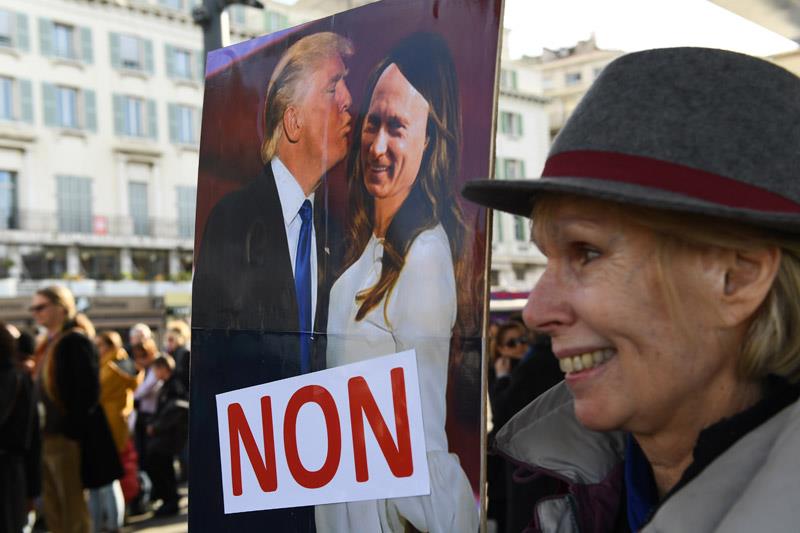FRANCE-US-POLITICS-INAUGURATION-PROTEST