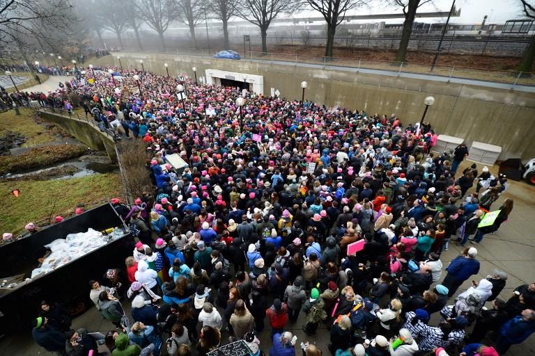 Thousands Attend Womens March On Maryland