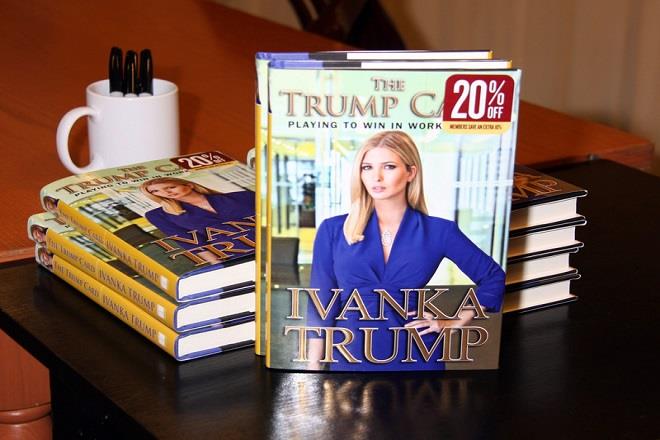 Ivanka Trump - Signs copies of her book The Trump Card - Playing to Win in Work and Life at Barnes & Noble, NYC 14.10.2009