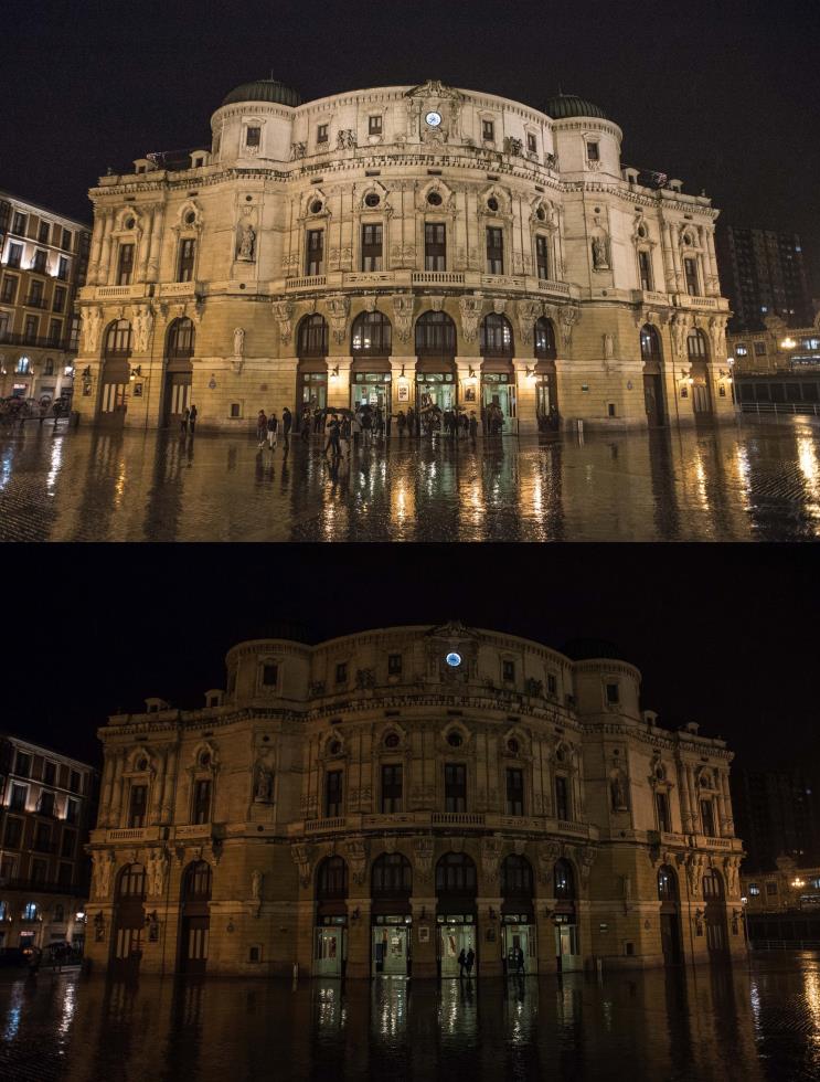 Earth Hour in Bilbao