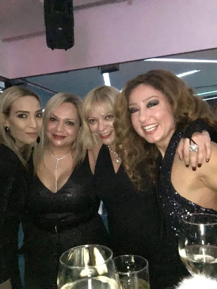 Η Άντρεα Χριστοδουλίδου, η Μαρία Βασιώτου, η Φούλα Ξενοφώντος και η Ελιάνα Θεμιστοκλέους 