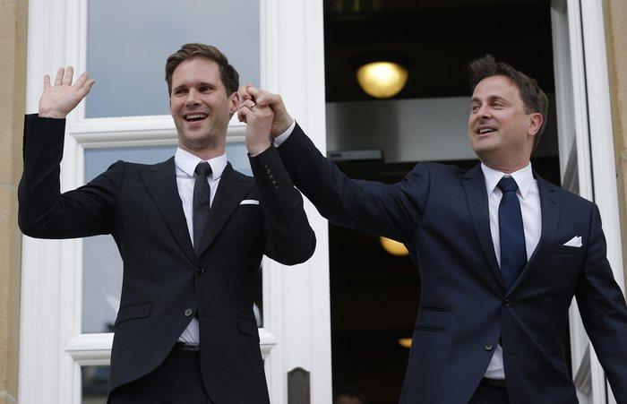 Luxembourg Prime Minister Xavier Bettel and Gauthier Destenay marriage