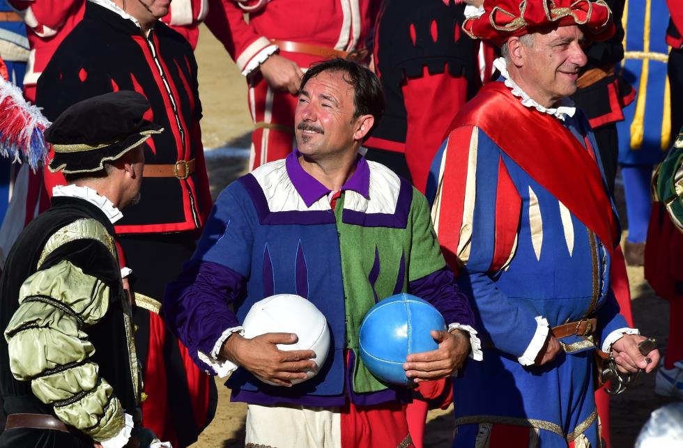Historic Florentine Football in Italy