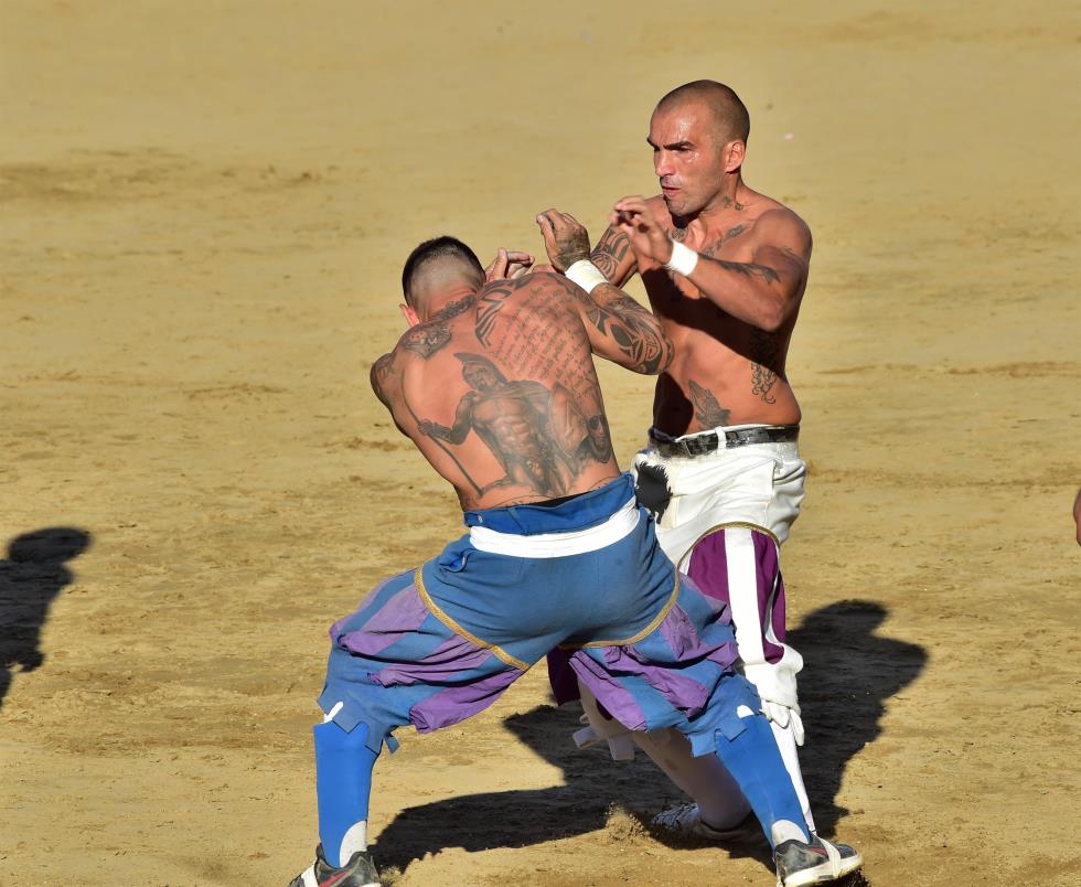 Historic Florentine Football in Italy