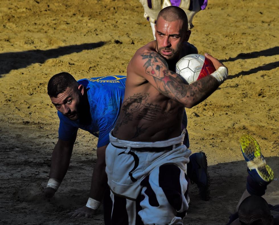 Historic Florentine Football in Italy