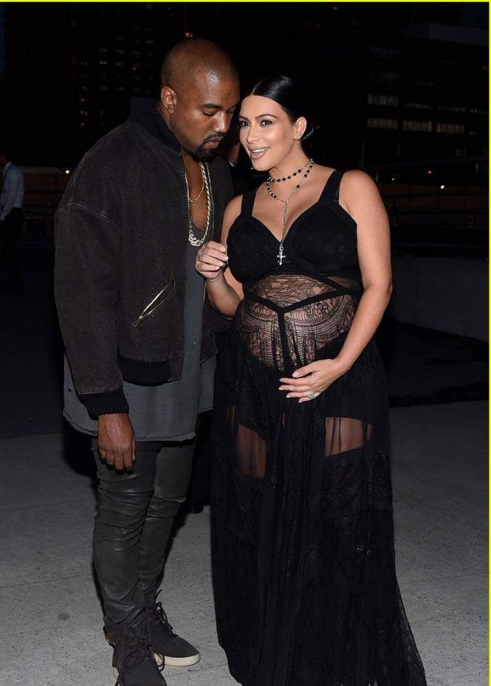 Ο Kanye West και η Kim Kardashian