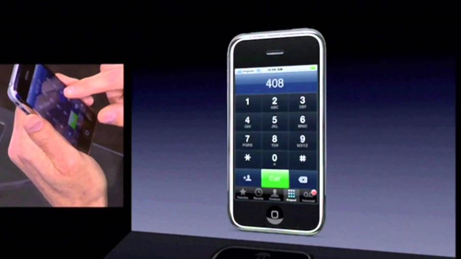 first iphone steve jobs 2
