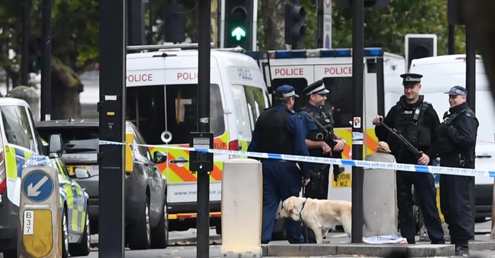 Incident outside the London Natural History Museum