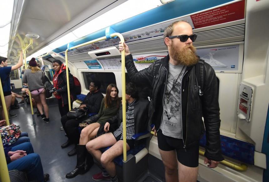 No Pants Subway Ride