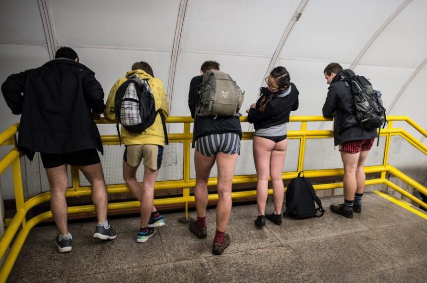 No Pants Subway Ride