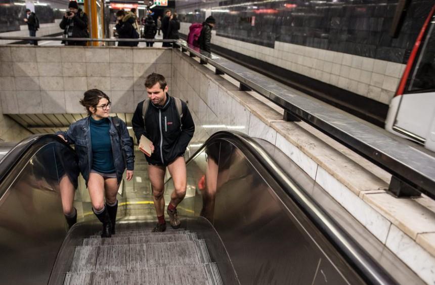 No Pants Subway Ride