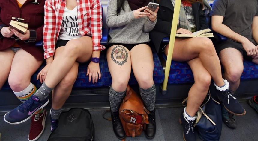 No Pants Subway Ride