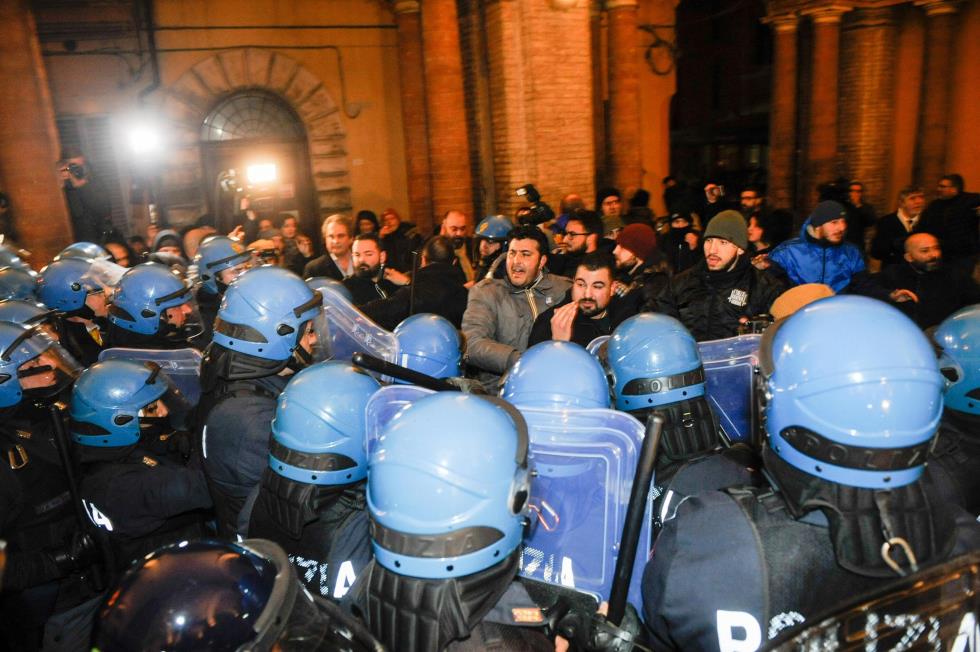 Clashes in Macerata
