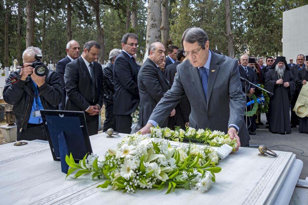 ΛΕΜΕΣΟΣ - ΜΝΗΜΟΣΥΝΟ ΠΡΩΗΝ ΠΡΟΕΔΡΟΥ ΚΥΠΡΙΑΚΗΣ ΔΗΜΟΚΡΑΤΙΑΣ ΣΠΥΡΟΥ ΚΥΠΡΙΑΝΟΥ
