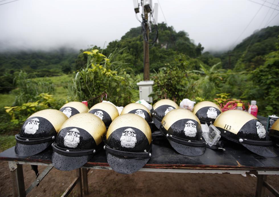 Continuing rescue operations of Thai youth soccer team members