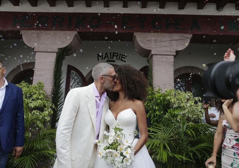 Wedding Of Vincent Cassel And Tina Kunakey In Basque Country