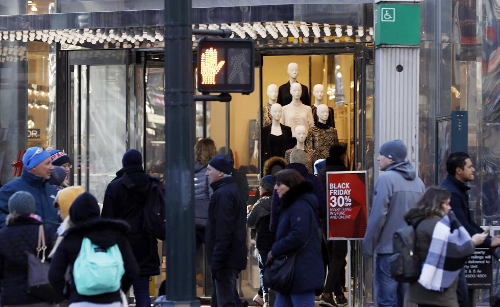 Black Friday holiday shopping in New York