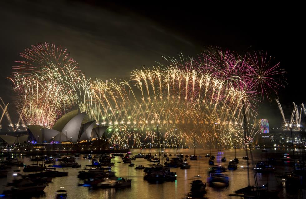 New Year fireworks in Sydney