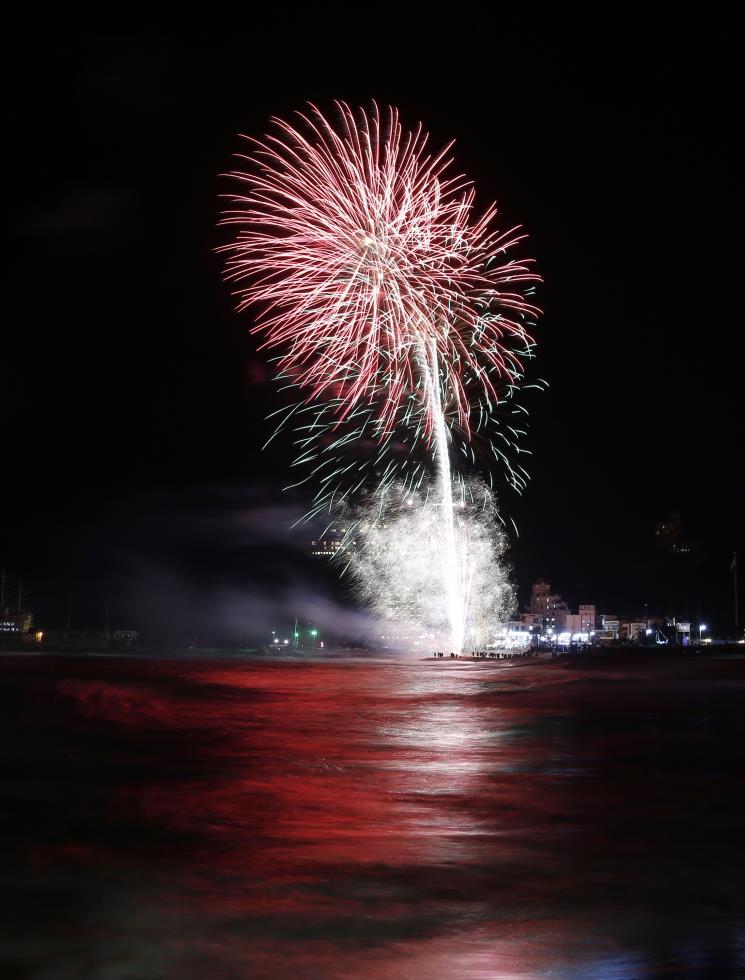New Year fireworks in Gangneung