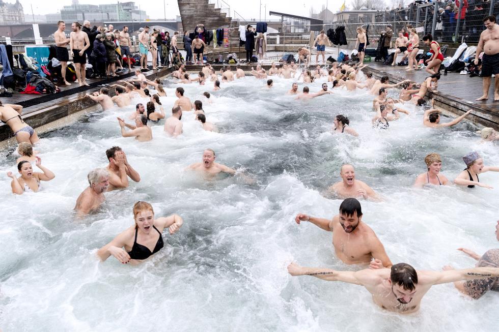 New Years Eve swim in Copenhagen