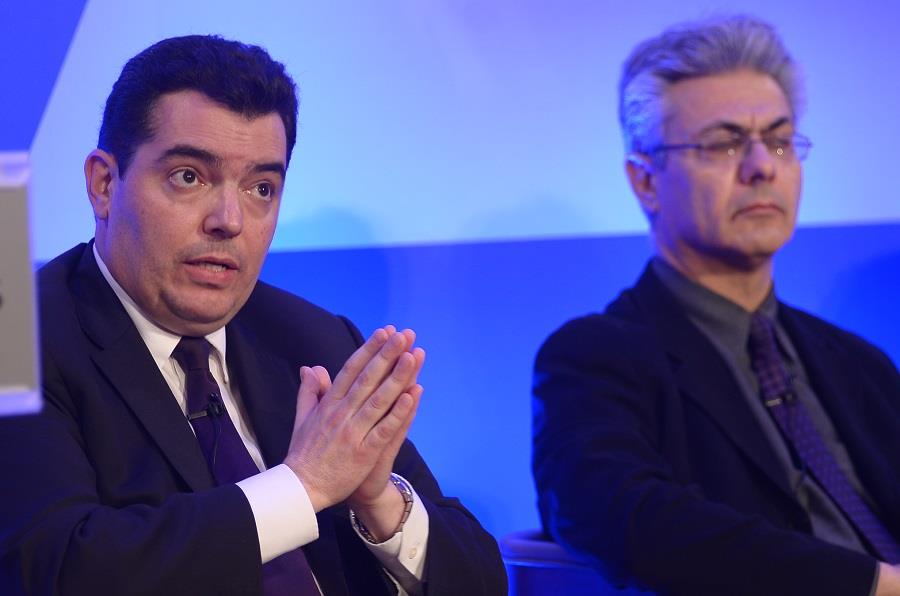 Χριστόφορος Φωκαϊδης, Υπουργός Άμυνας και Κωνσταντίνος Π. Κωνσταντίνου, Αντιπρύτανης Διεθνών Σχέσεων, Οικονομικών και Διοίκησης Πανεπιστημίου Κύπρου