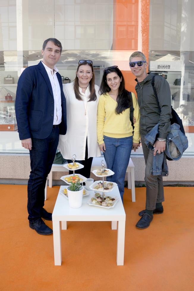 Ο Nebojsa Πετρίδης, η Όλγα Τσιαούση, η Φωτεινή Παλλικαρίδου και ο Στέλιος Στυλιάνου