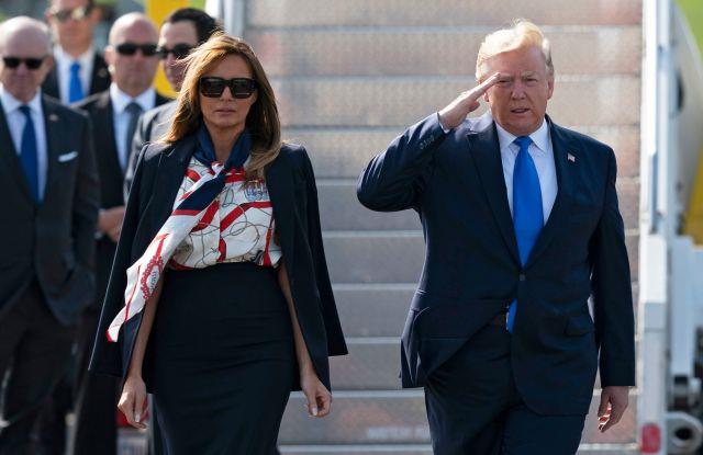 State visit of US President Donald J. Trump to United Kingdom, Stanstead - 03 Jun 2019