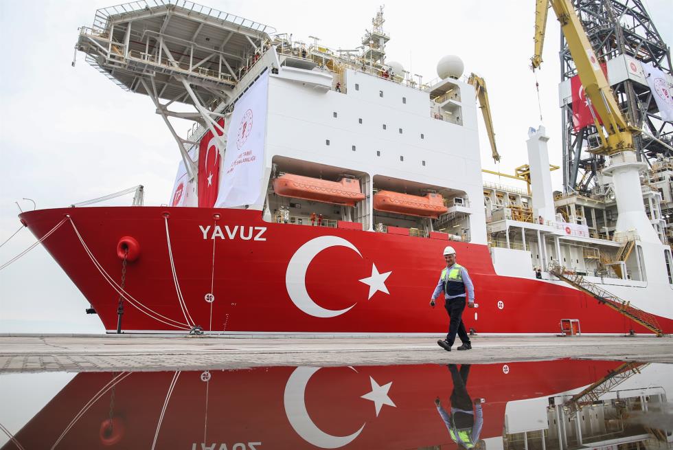 Turkish drilling vessel Yavuz starts operations at the Mediterranean