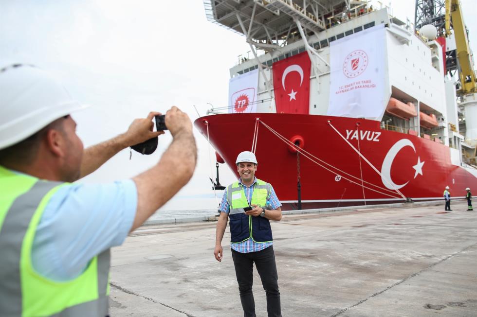 Turkish drilling vessel Yavuz starts operations at the Mediterranean