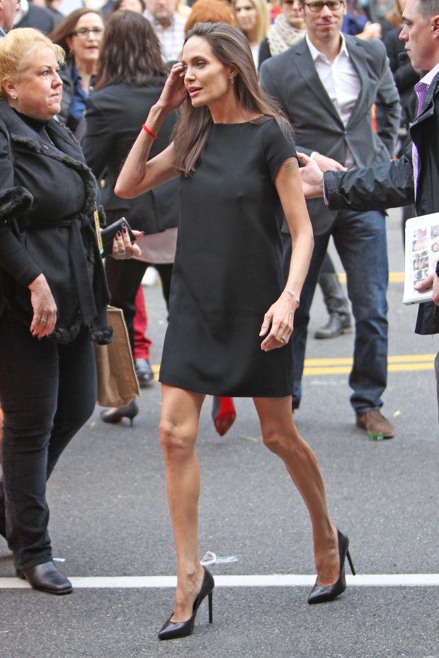 Angelina Jolie looks slender as she attends Kung Fu Panda 3 Premiere in Hollywood