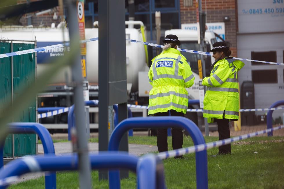 Dead bodies discovered in a lorry on an Industrial Estate in Grays, Essex