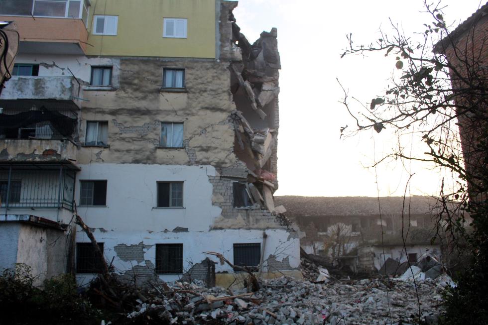 Earthquake aftermath in Albania