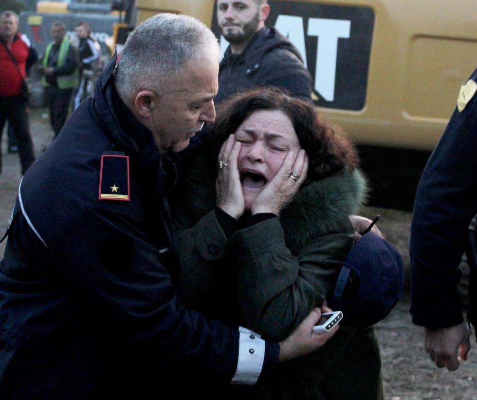 Earthquake aftermath in Albania