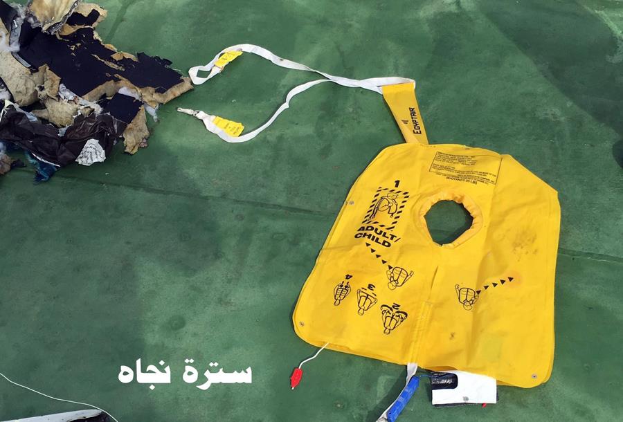 Debris from the missing EgyptAir MS804 flight