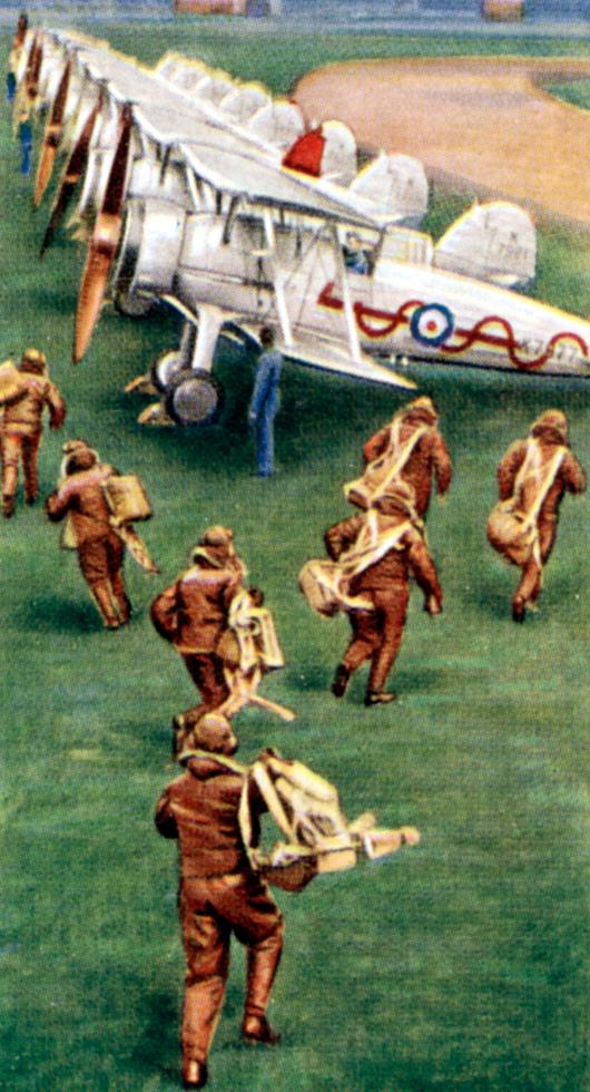 Air Raid Precautions, cigarette card, British, 1938.