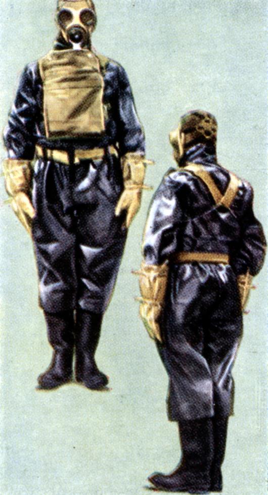 Air Raid Precautions, cigarette card, British, 1938.
