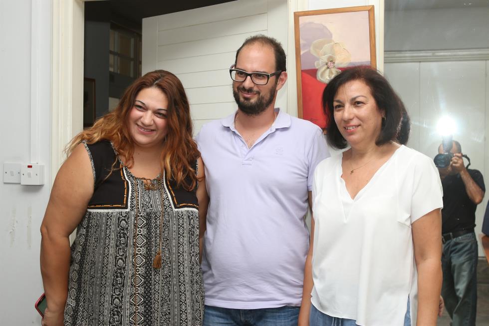  Η Αφροδίτη Κυριάκου, ο Σωκράτης Σαρρής και η Ευαγγελία Τζιρτζιπή