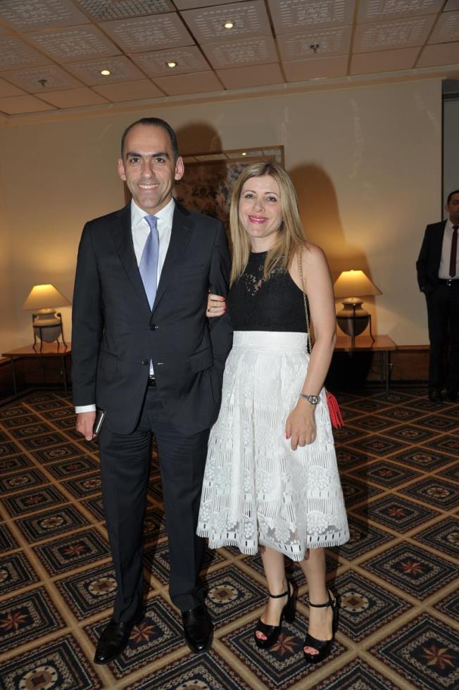 Ο Χάρης και η Εύα Γεωργιάδη 