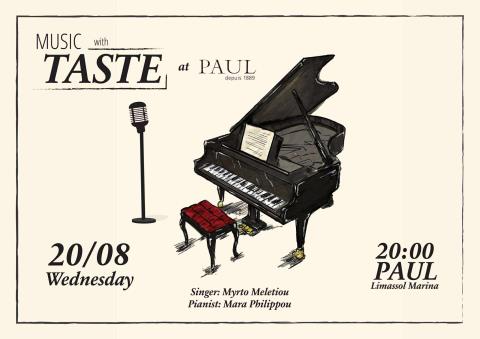 Music with Taste at PAUL: Μια Καλοκαιρινή Βραδιά με Ζωντανή Μουσική στη Μαρίνα Λεμεσού