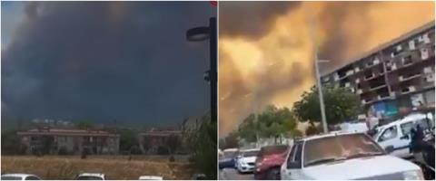 Φωτιά σε δάσος στα Δαρδανέλια στην Τουρκία-Ξεκίνησαν εκκενώσεις, διακόπηκε η ναυσιπλοΐα στα στενά