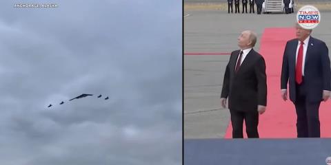 Ξάφνιασε τον Πούτιν με μαχητικά αεροσκάφη που πέταξαν από πάνω τους