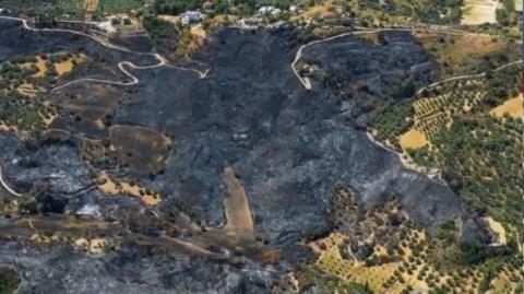 Συγκλονιστικές εικόνες από drone μετά τον πύρινο εφιάλτη στην Πάτρα