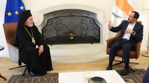 Αναφέρθηκαν στο ρόλο Εκκλησίας για την κυπριακή διασπορά ΠτΔ και Αρχιεπίσκοπος Θυατείρων