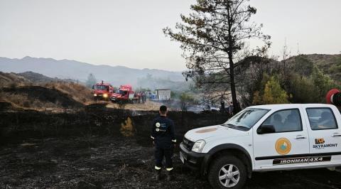 Αποφεύχθηκαν τα χειρότερα στη Λεμεσό-Οριοθετήθηκε πυρκαγιά κοντά στο Κλωνάρι