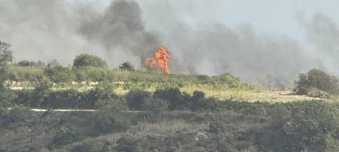 Υπό έλεγχο η πυρκαγιά στα Κελοκέδαρα-Σε επιφυλακή οι δυνάμεις πυρόσβεσης