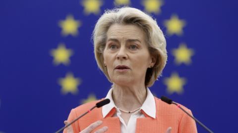 Μέτρα στήριξης στην Γάζα και κυρώσεις προς το Ισραήλ προκύπτουν από την ομιλία Βον ντερ Λάιεν